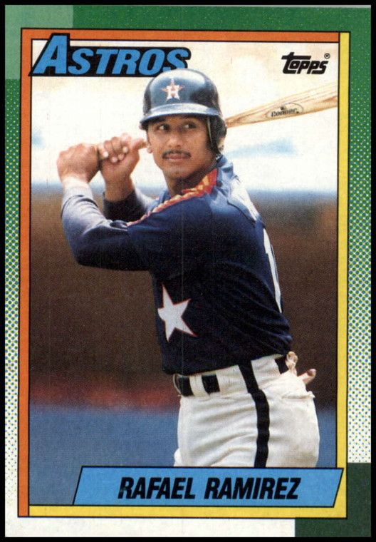 1990 Topps #558 Rafael Ramirez VG Houston Astros 