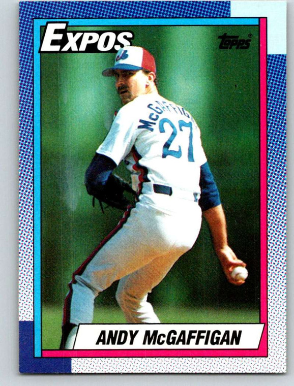 1990 Topps #559 Andy McGaffigan VG Montreal Expos 