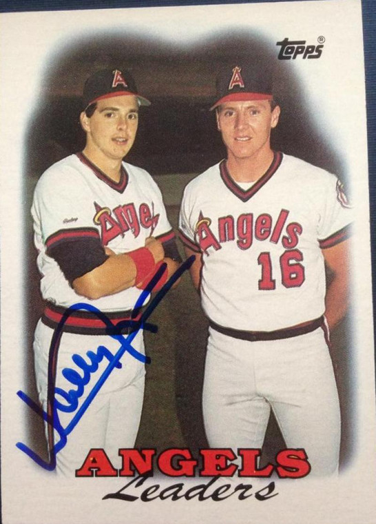 Wally Joyner Autographed 1988 Topps #381