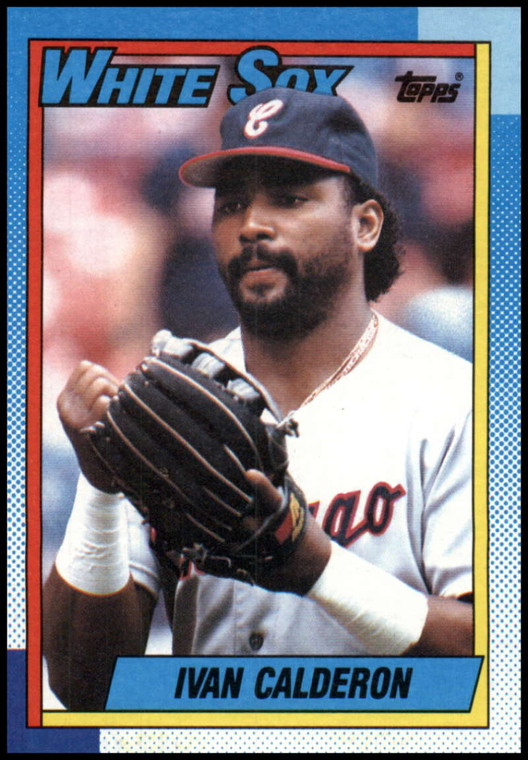 1990 Topps #569 Ivan Calderon VG Chicago White Sox 