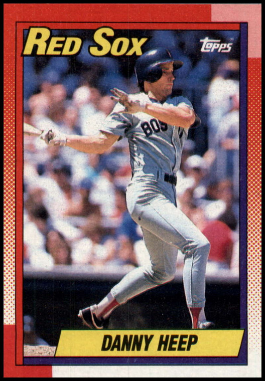 1990 Topps #573 Danny Heep VG Boston Red Sox 