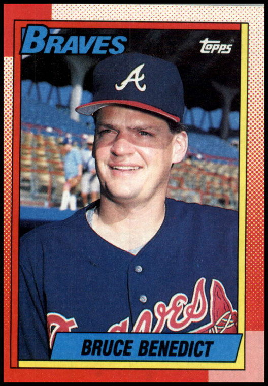 1990 Topps #583 Bruce Benedict VG Atlanta Braves 
