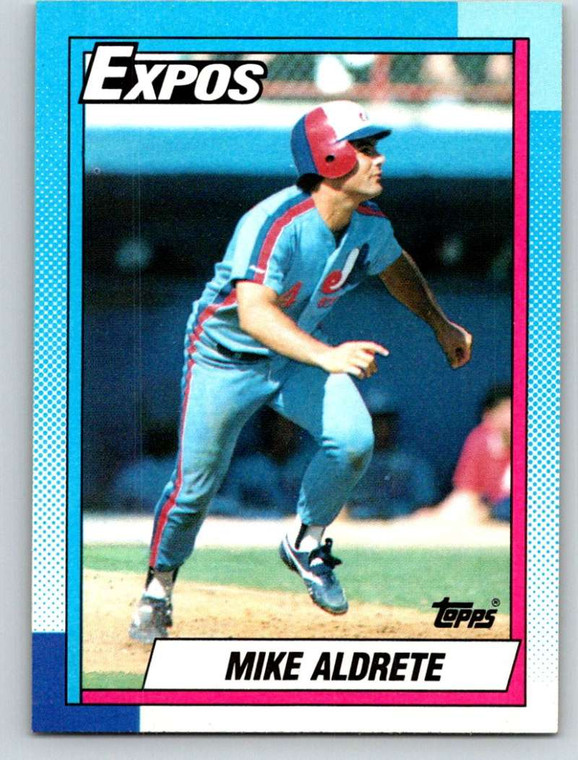 1990 Topps #589 Mike Aldrete VG Montreal Expos 