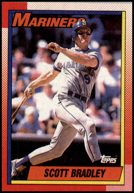 1990 Topps #593 Scott Bradley VG Seattle Mariners 