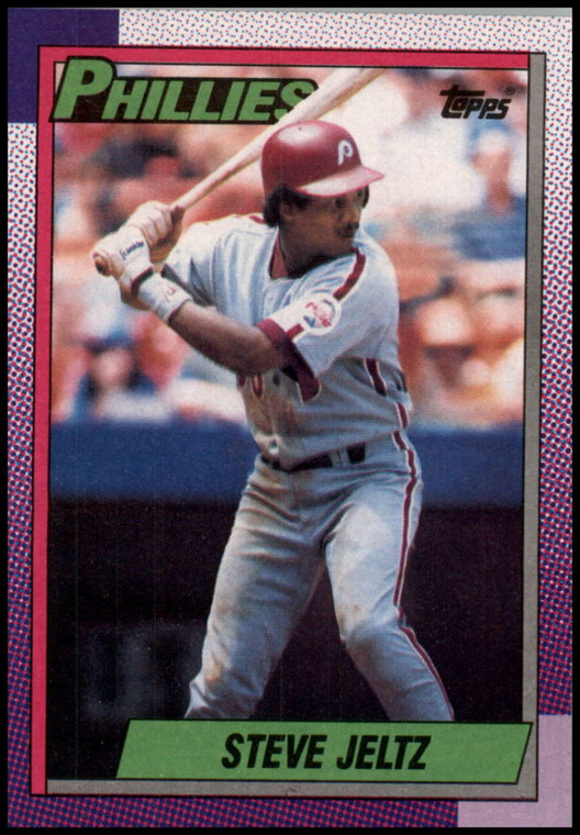 1990 Topps #607 Steve Jeltz VG Philadelphia Phillies 