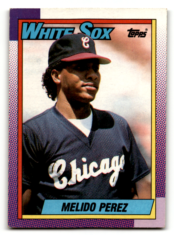 1990 Topps #621 Melido Perez VG Chicago White Sox 