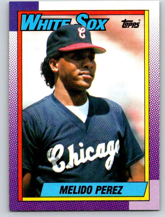 1990 Topps #621 Melido Perez VG Chicago White Sox 