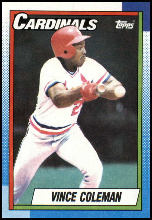 1990 Topps #660 Vince Coleman VG St. Louis Cardinals 