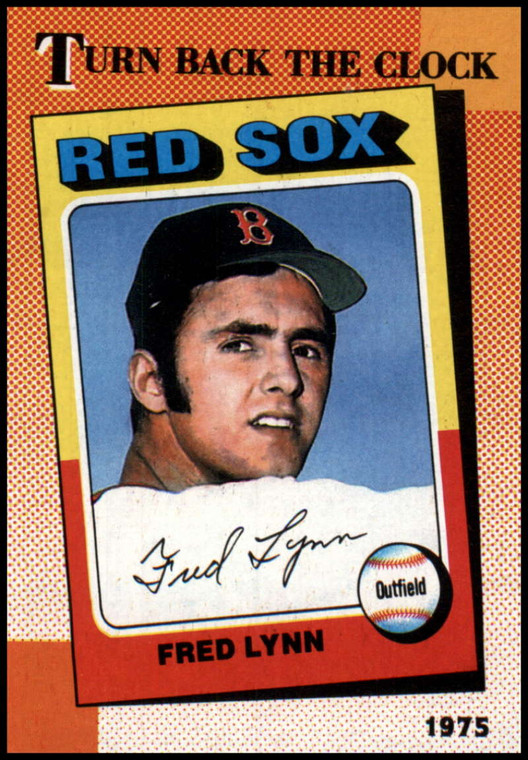 1990 Topps #663 Fred Lynn TBC VG Boston Red Sox 