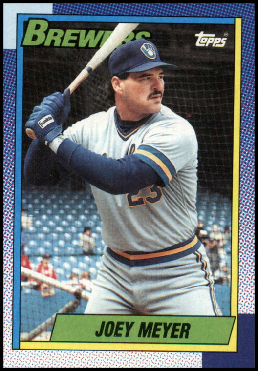 1990 Topps #673 Joey Meyer VG Milwaukee Brewers 