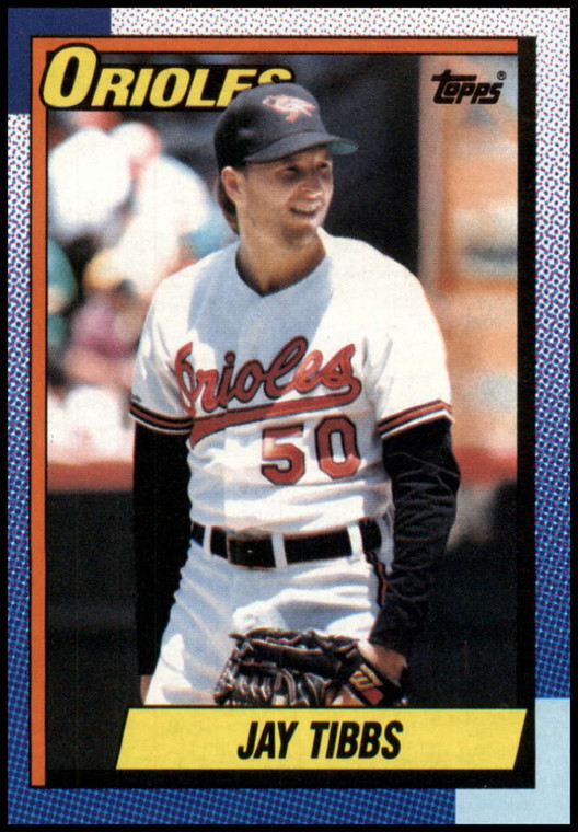 1990 Topps #677 Jay Tibbs VG Baltimore Orioles 