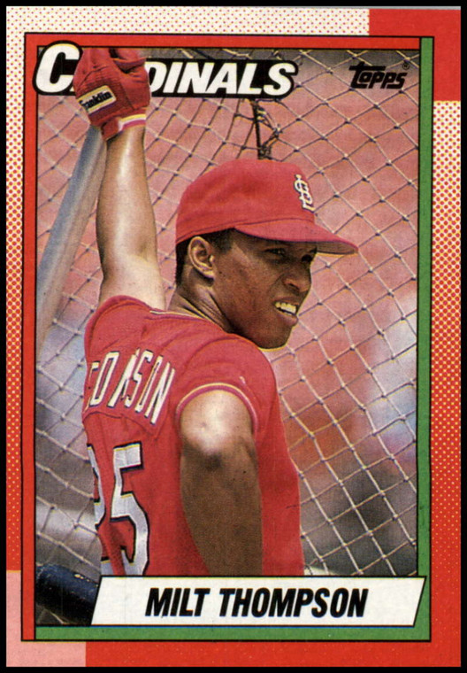 1990 Topps #688 Milt Thompson VG St. Louis Cardinals 