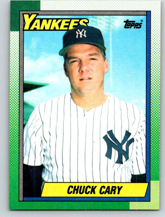 1990 Topps #691 Chuck Cary VG New York Yankees 