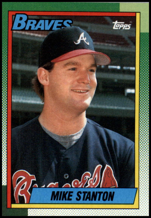 1990 Topps #694 Mike Stanton VG RC Rookie Atlanta Braves 
