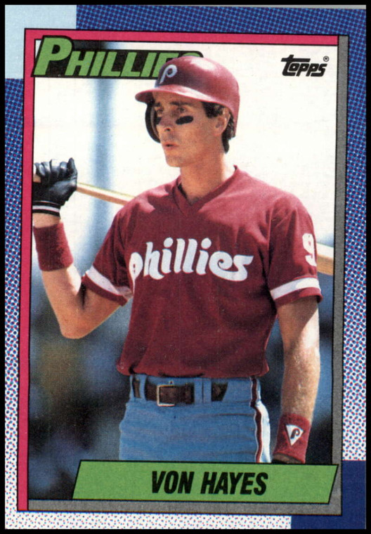 1990 Topps #710 Von Hayes VG Philadelphia Phillies 