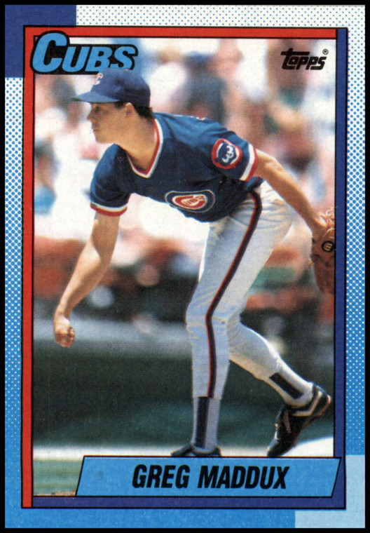 1990 Topps #715 Greg Maddux VG Chicago Cubs 