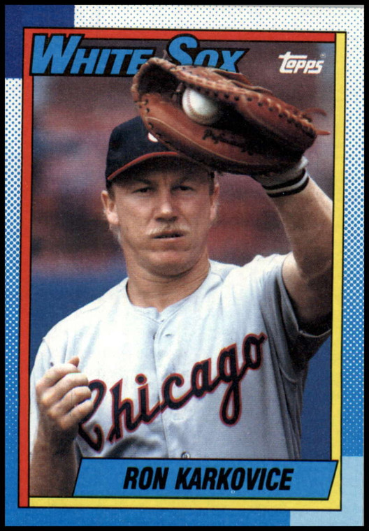 1990 Topps #717 Ron Karkovice VG Chicago White Sox 
