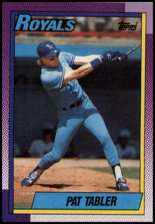 1990 Topps #727 Pat Tabler VG Kansas City Royals 