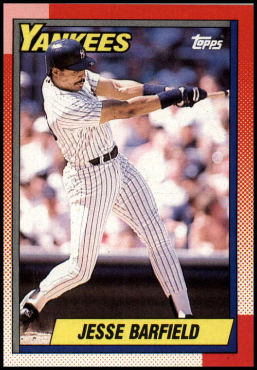 1990 Topps #740 Jesse Barfield VG New York Yankees 