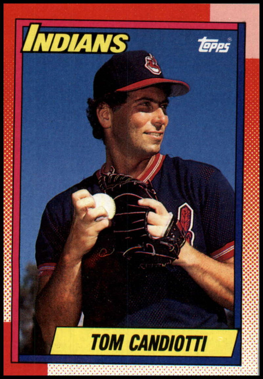 1990 Topps #743 Tom Candiotti VG Cleveland Indians 