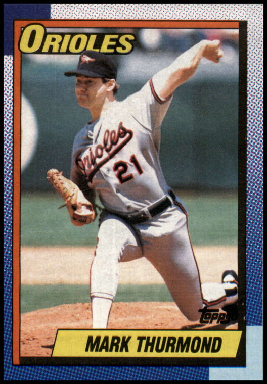 1990 Topps #758 Mark Thurmond VG Baltimore Orioles 