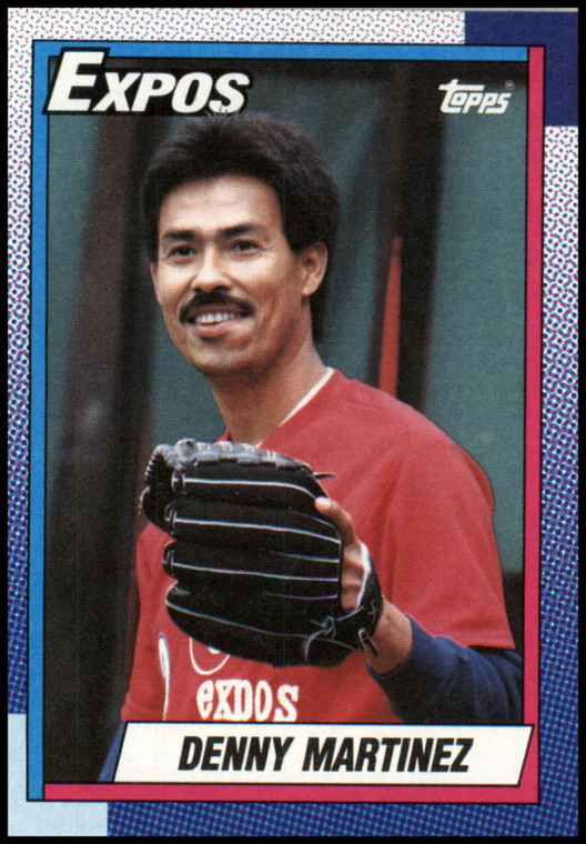 1990 Topps #763 Dennis Martinez VG Montreal Expos 