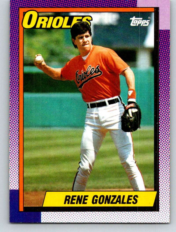 1990 Topps #787 Rene Gonzales VG Baltimore Orioles 