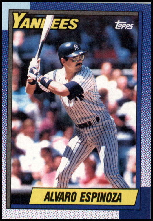 1990 Topps #791 Alvaro Espinoza VG New York Yankees 