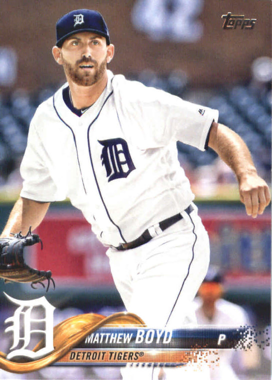 2018 Topps #627 Matthew Boyd NM-MT Detroit Tigers 