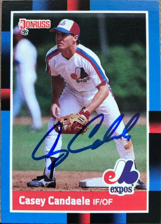 Casey Candaele Autographed 1988 Donruss #179