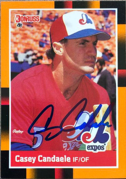 Casey Candaele Autographed 1988 Donruss Baseball's Best #68