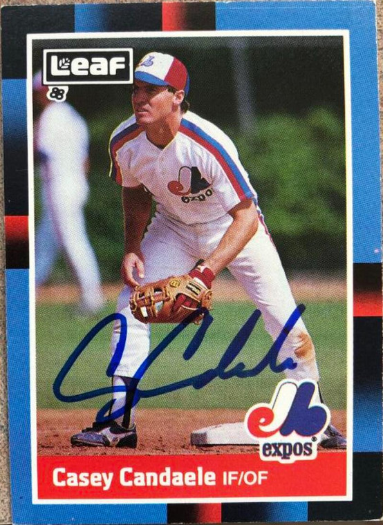 Casey Candaele Autographed 1988 Leaf #199