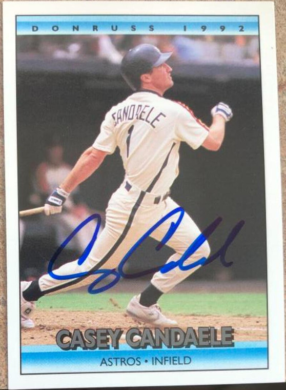 Casey Candaele Autographed 1992 Donruss #150