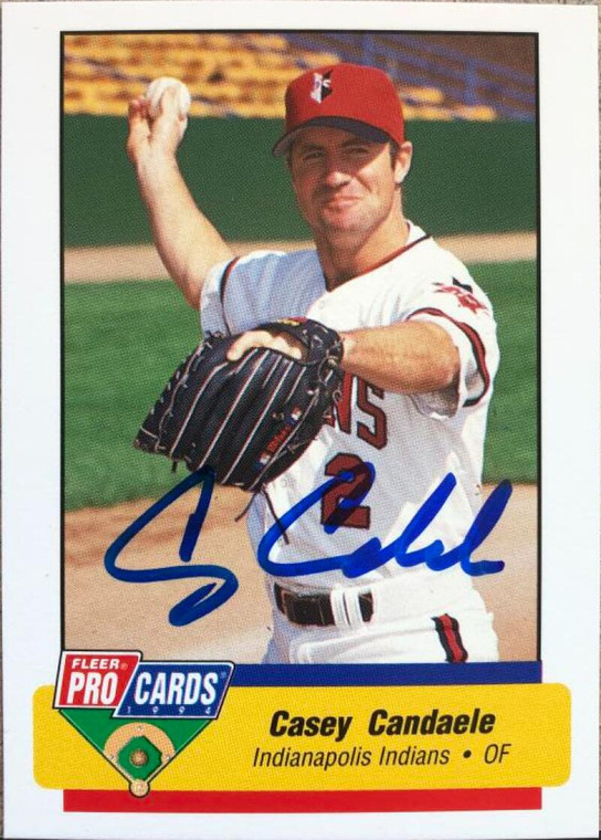 Casey Candaele Autographed 1994 Fleer ProCards #1820