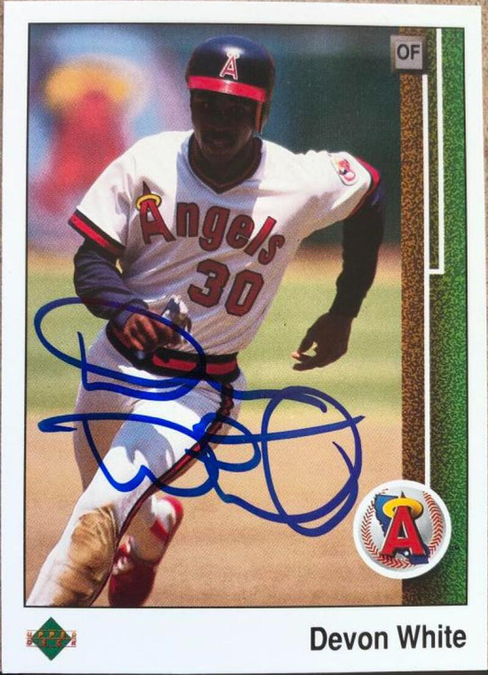 Devon White Autographed 1989 Upper Deck #110