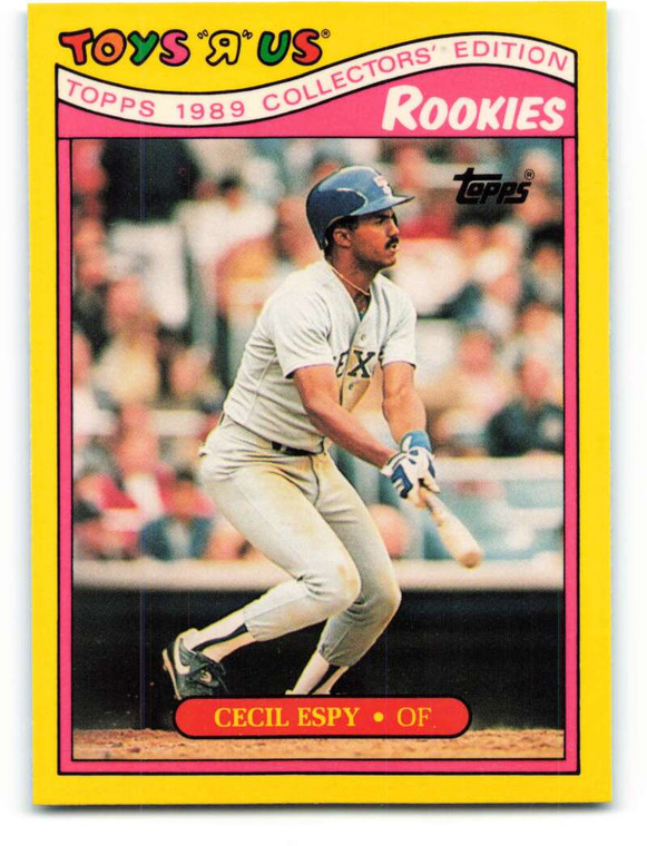 1989 Topps Toys R Us Rookies #8 Cecil Espy NM-MT  Texas Rangers 