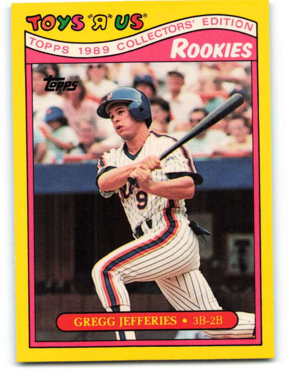 1989 Topps Toys R Us Rookies #15 Gregg Jefferies NM-MT  New York Mets 