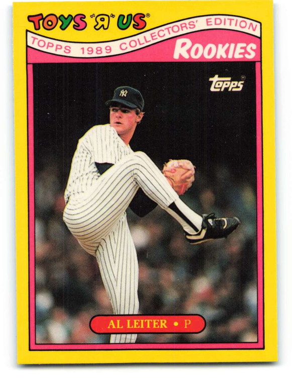 SOLD 119546 1989 Topps Toys R Us Rookies #19 Al Leiter NM-MT  New York Yankees 