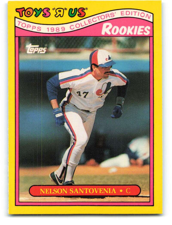 1989 Topps Toys R Us Rookies #25 Nelson Santovenia NM-MT  Montreal Expos 