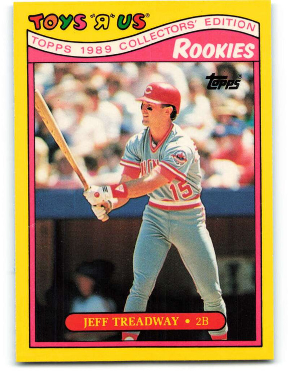 1989 Topps Toys R Us Rookies #31 Jeff Treadway NM-MT  Cincinnati Reds 