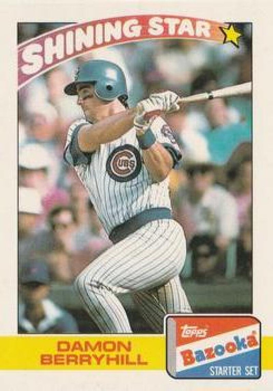 1989 Topps Bazooka #2 Damon Berryhill NM-MT Chicago Cubs 