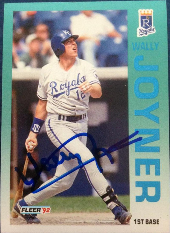 Wally Joyner Autographed 1992 Fleer Update #U-27