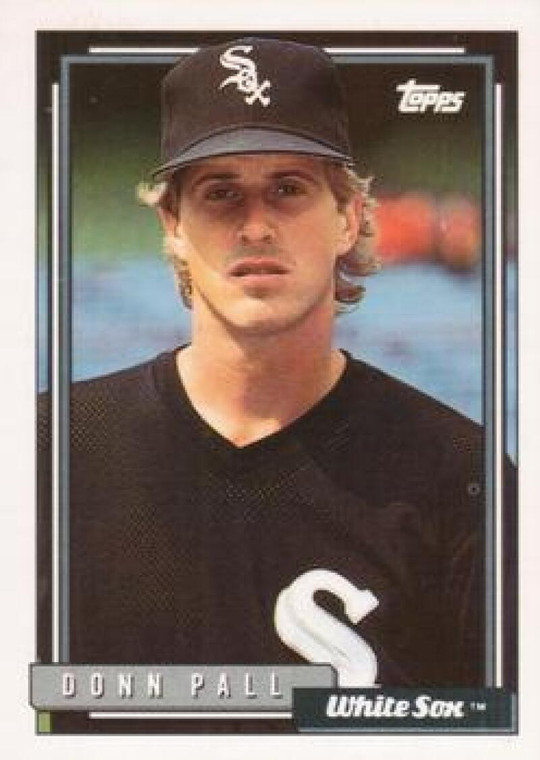 1992 Topps #57 Donn Pall VG Chicago White Sox 