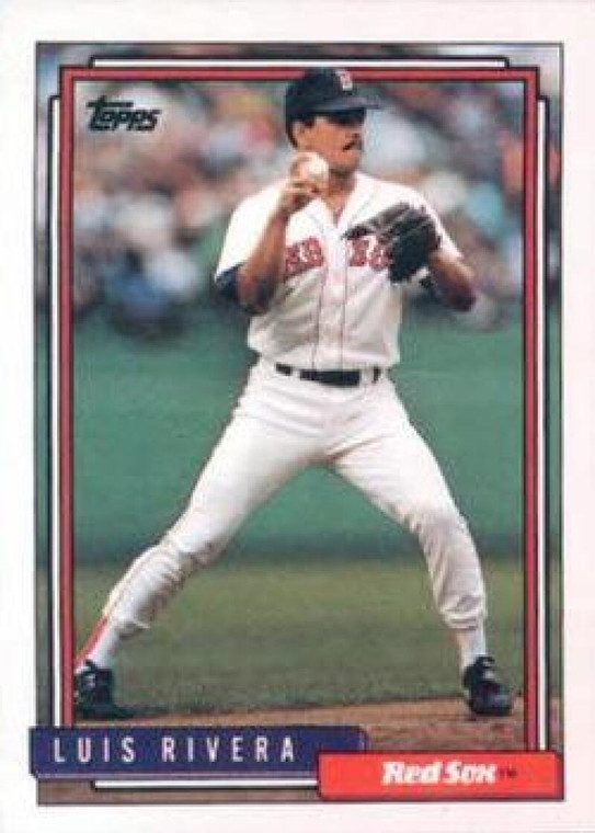 1992 Topps #97 Luis Rivera VG Boston Red Sox 