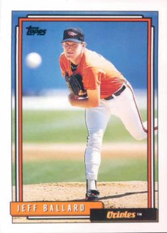 1992 Topps #104 Jeff Ballard VG Baltimore Orioles 