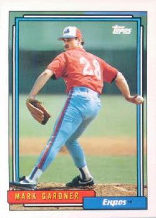 1992 Topps #119 Mark Gardner VG Montreal Expos 