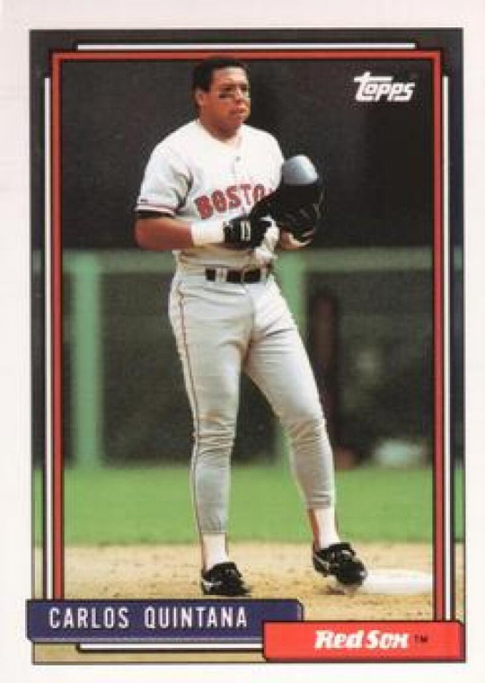 1992 Topps #127 Carlos Quintana VG Boston Red Sox 