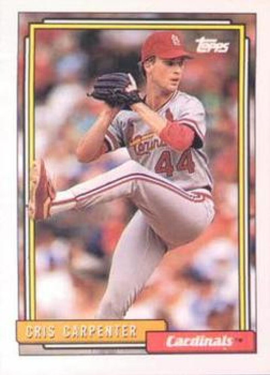 1992 Topps #147 Cris Carpenter VG St. Louis Cardinals 