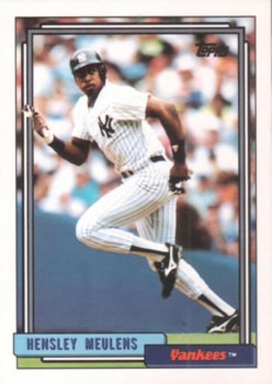 1992 Topps #154 Hensley Meulens VG New York Yankees 