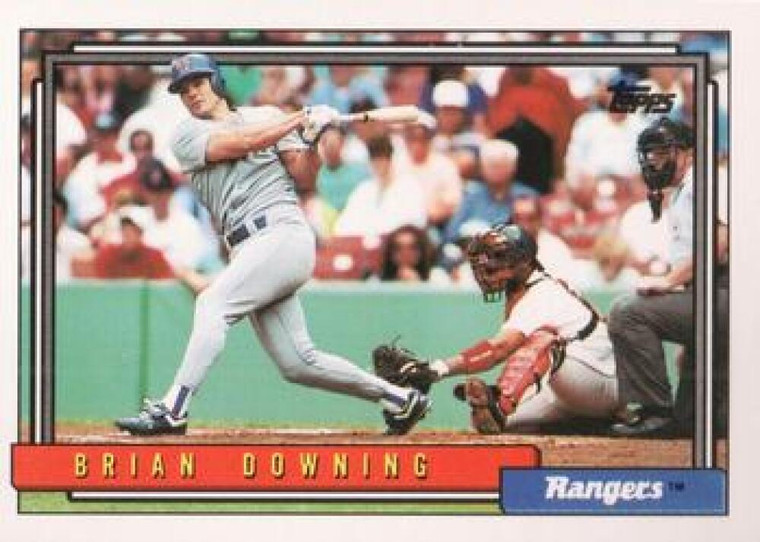 1992 Topps #173 Brian Downing VG Texas Rangers 
